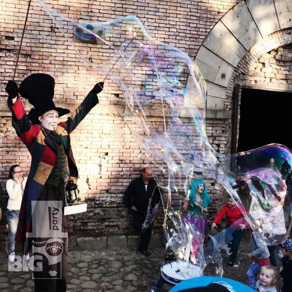 BIG PARTY: burbuļu šovs / шоу мыльных пузырей